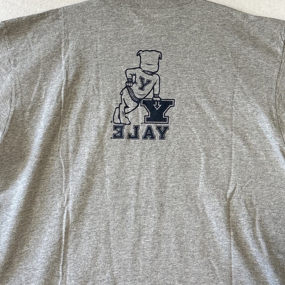 Champion Yale University Bulldogs Graphic Short Sleeve T-Shirt Size XL Gray - Picture 9 of 10